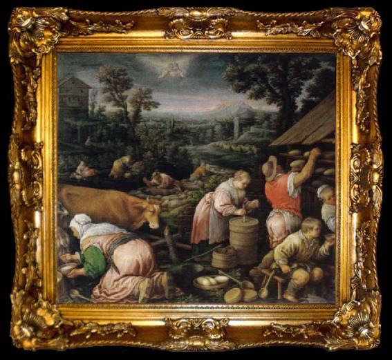 framed  BASSANO, Leandro Allegory of the months the May, ta009-2